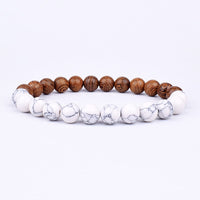 Stone Bracelet | Natural Gemstone Jewellery | Women's Fashion Accessory-Mega Black-S-17cm-State of Style