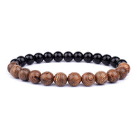 Stone Bracelet | Natural Gemstone Jewellery | Women's Fashion Accessory-Mega Black-S-17cm-State of Style
