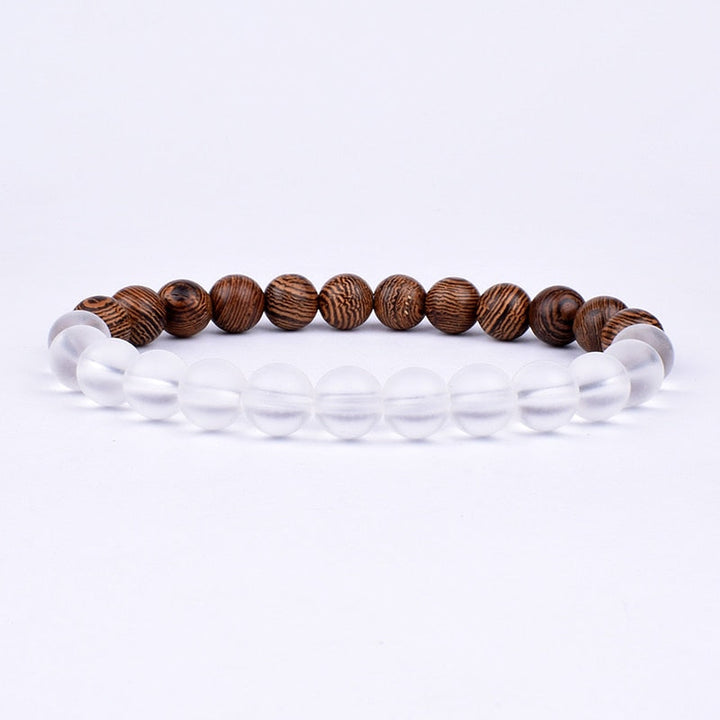 Stone Bracelet | Natural Gemstone Jewellery | Women's Fashion Accessory-Mega Black-S-17cm-State of Style