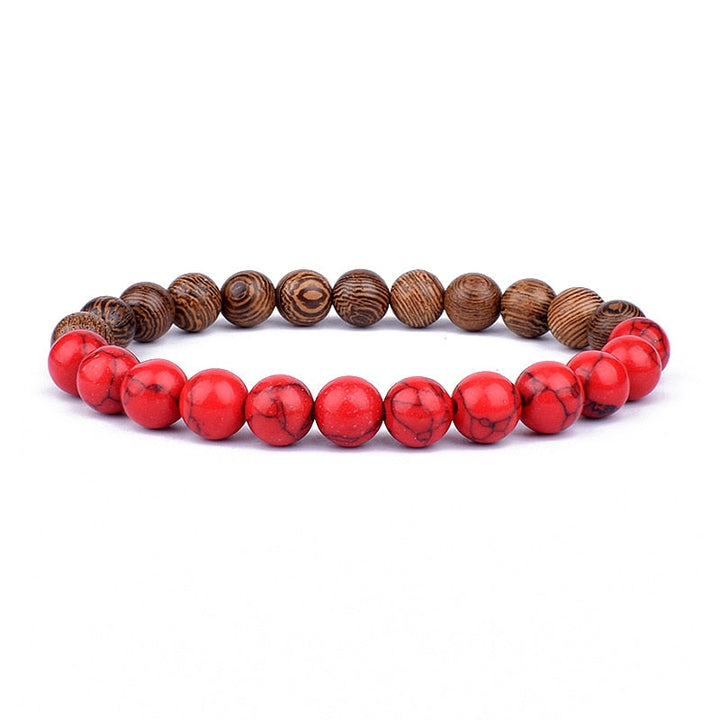 Stone Bracelet | Natural Gemstone Jewellery | Women's Fashion Accessory-Mega Black-S-17cm-State of Style