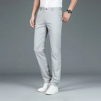 Straight Leg Trousers - Thijs-Grey-29-State of Style