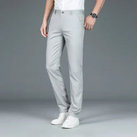 Straight Men's Trousers - Thijs-Grey-29-State of Style