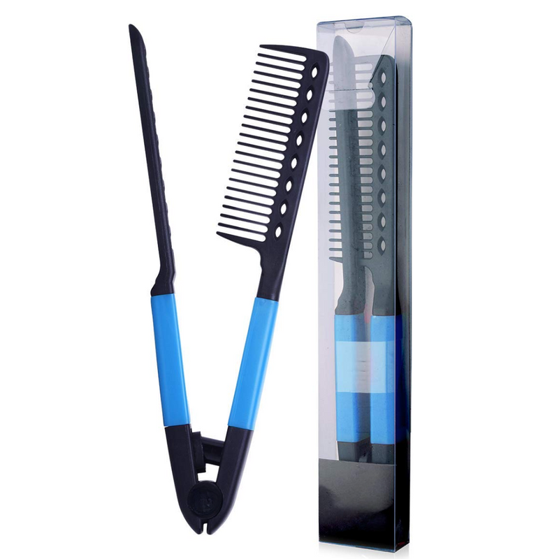 Straightening Comb – Blow Dry Comb for Effortless Hair Styling-Blue-State of Style