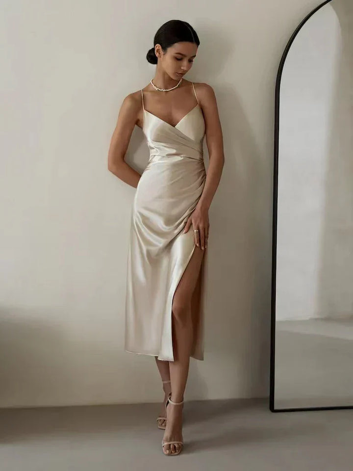 Strapless Dress - Luna-Champagne-S-State of Style