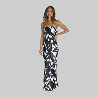 Strapless Maxi Dress with Airy Fit – Jade-Black-XS-State of Style