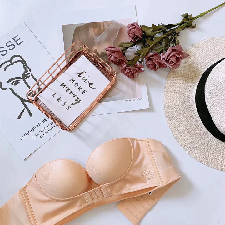 Strapless push-up bra with lifting effect – buy 1, get 1 free – Elina-Beige-10-A-State of Style