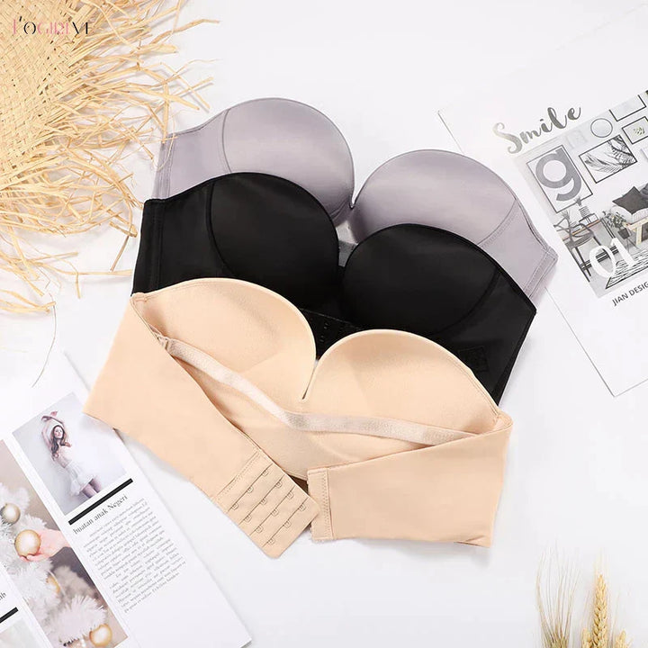 Strapless push-up bra with lifting effect – buy 1, get 1 free – Elina-Beige-10-A-State of Style