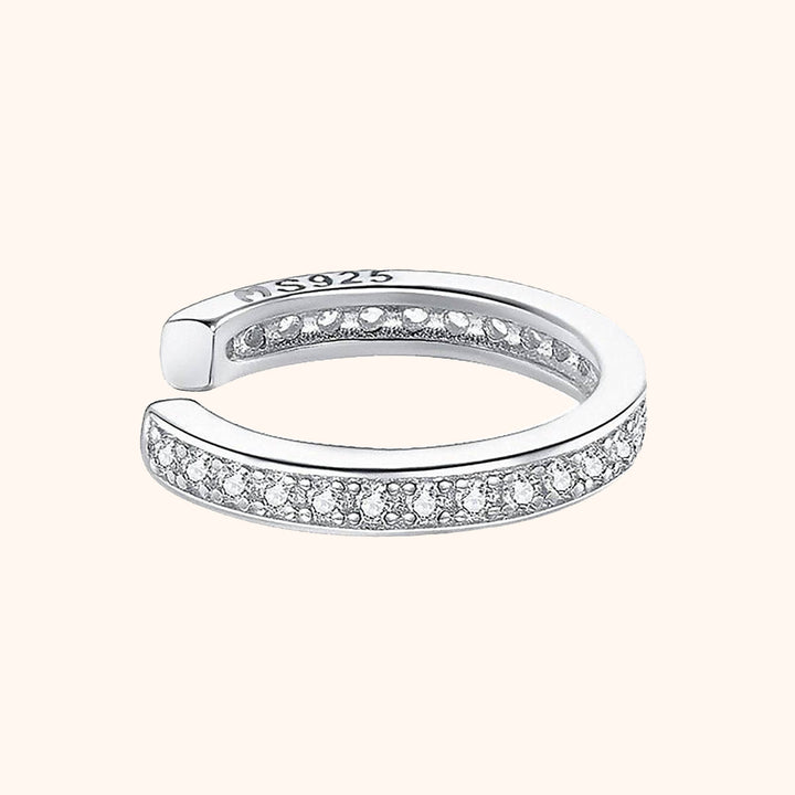 Strass Earring - Luna-Silver-State of Style