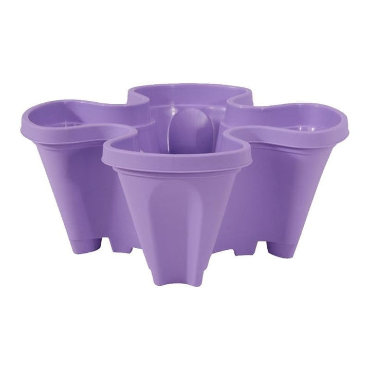 StrawberryStack Space-Saving Stackable Planters-Purple-State of Style