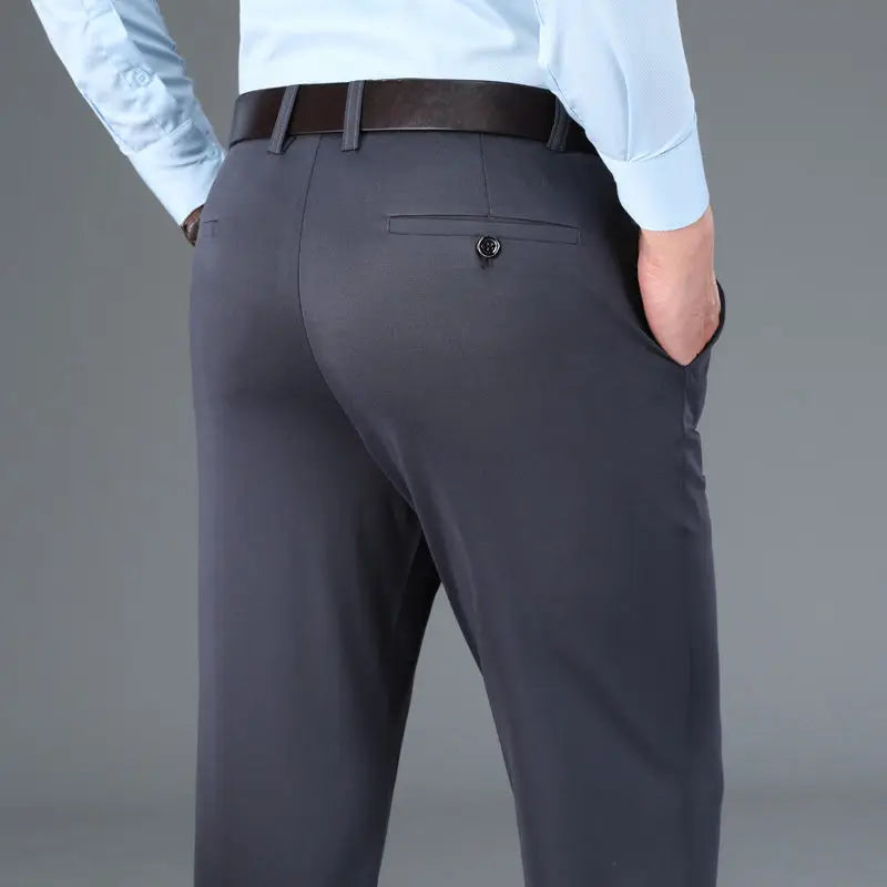 Stretch Men's Trousers - Nikolai-Grey-S-State of Style