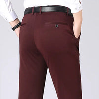 Stretch Men's Trousers - Nikolai-Red-S-State of Style