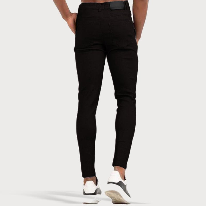 Stretch Men's Trousers - Oliver-Cream-28-State of Style
