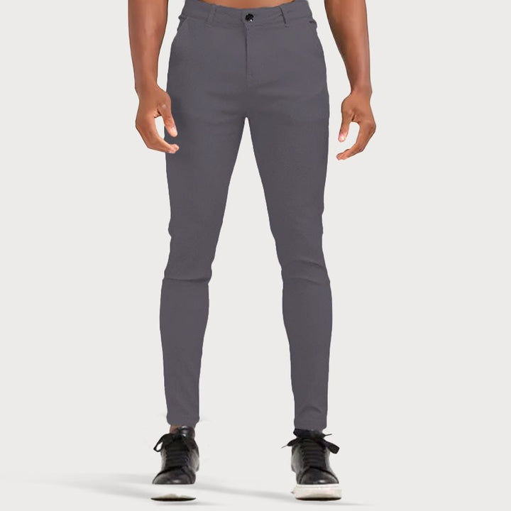 Stretch Men's Trousers - Oliver-Grey-28-State of Style