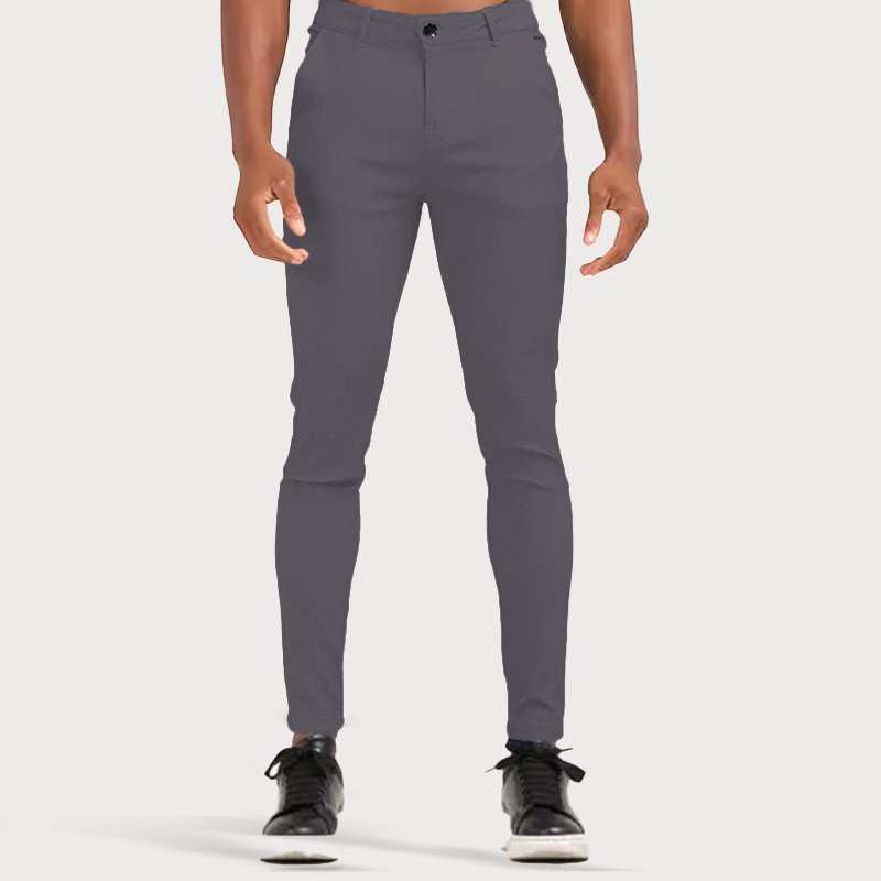 Stretch Men's Trousers - Oliver-Grey-28-State of Style