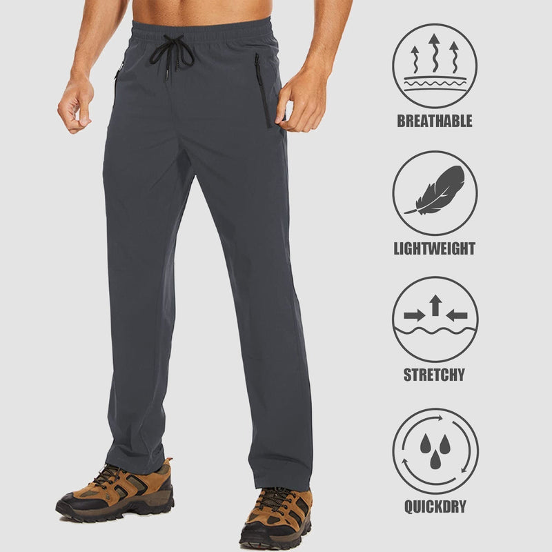 Stretch & Quick-Drying Men's Outdoor Pants - FlexiTrek-Dark Grey-S-State of Style