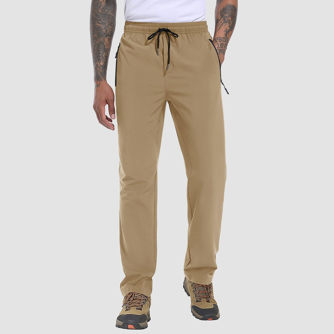 Stretch & Quick-Drying Men's Outdoor Pants - FlexiTrek-Khaki-S-State of Style