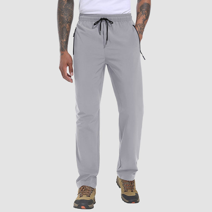 Stretch & Quick-Drying Men's Outdoor Pants - FlexiTrek-Light Grey-S-State of Style