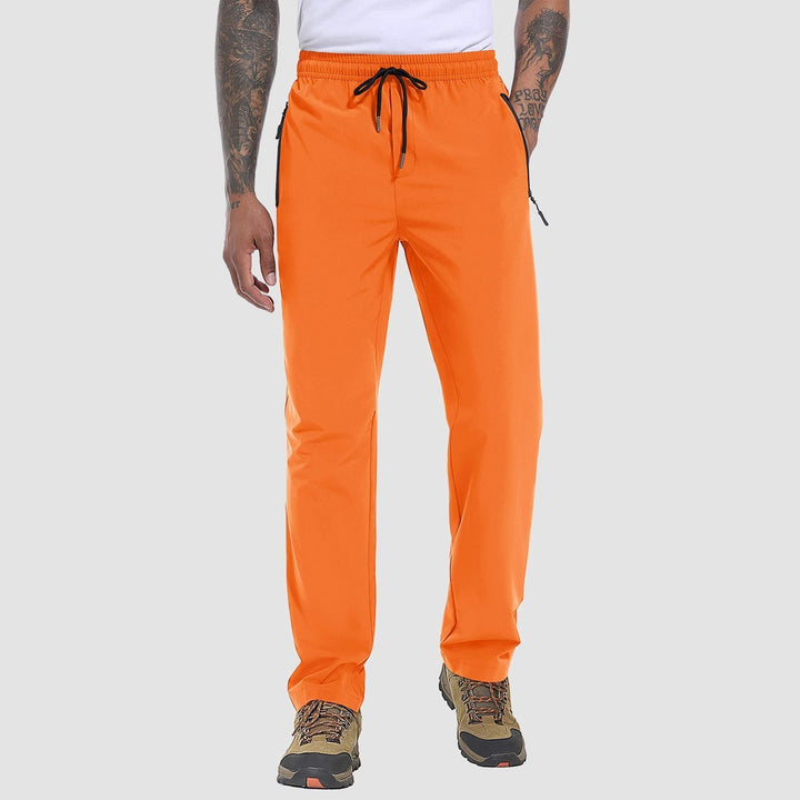 Stretch & Quick-Drying Men's Outdoor Pants - FlexiTrek-Orange-S-State of Style