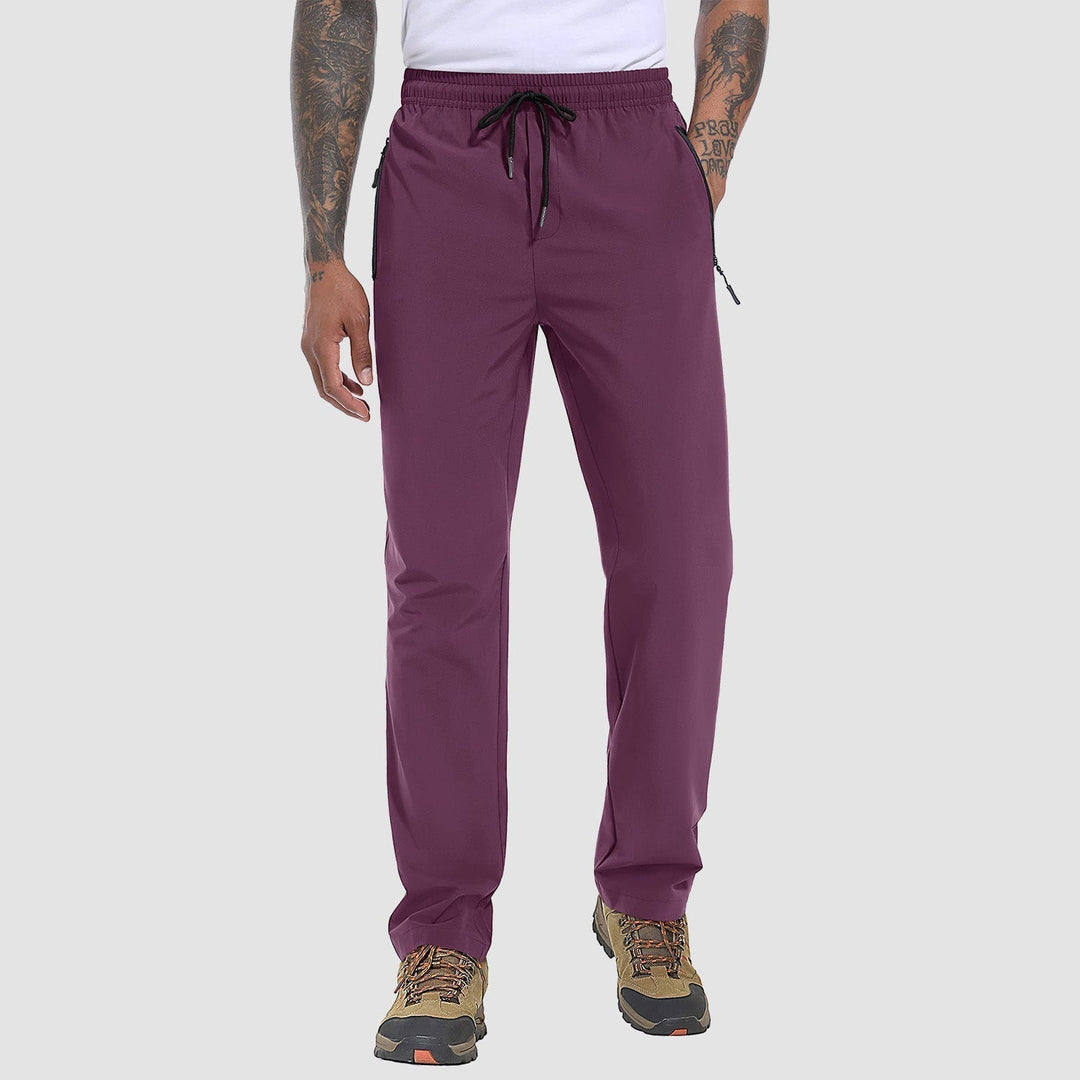Stretch & Quick-Drying Men's Outdoor Pants - FlexiTrek-Purple-S-State of Style