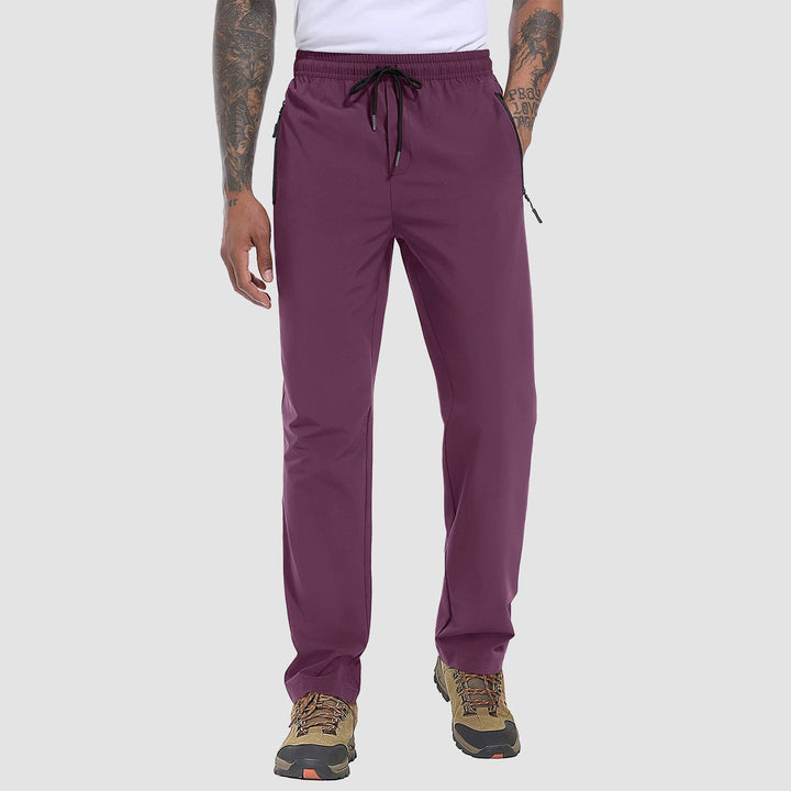 Stretch & Quick-Drying Men's Outdoor Pants - FlexiTrek-Purple-S-State of Style