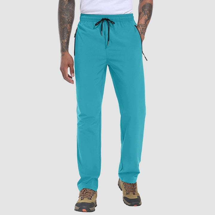 Stretch & Quick-Drying Men's Outdoor Pants - FlexiTrek-Sea Blue-S-State of Style
