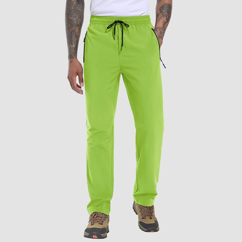 Stretch & Quick-Drying Men's Outdoor Pants - FlexiTrek-Yellow Green-S-State of Style