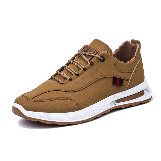 StridePro Comfort | Casual Orthopaedic Men's Trainer-Khaki-6.0-State of Style