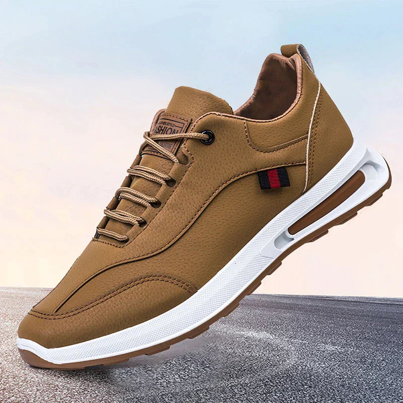 StridePro Comfort | Casual Orthopaedic Men's Trainer-Khaki-6.0-State of Style