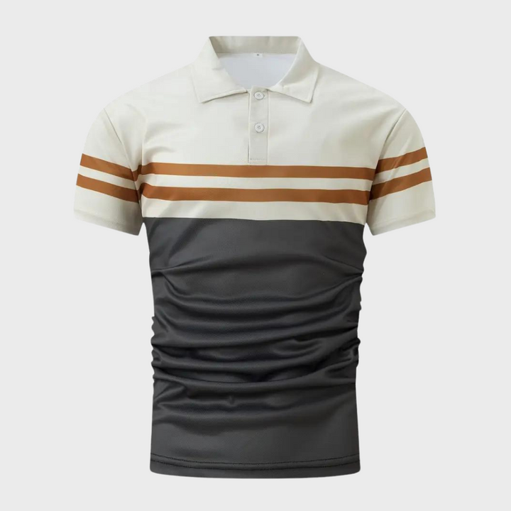 Striped Men's Polo Shirt – Mauro-S-State of Style