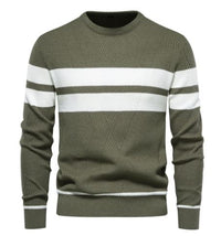 Striped Men's Sweater - Sebastian-Green-S-State of Style
