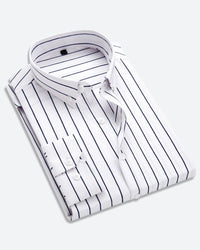 Striped Shirt for Men - Matteo-White-M-State of Style