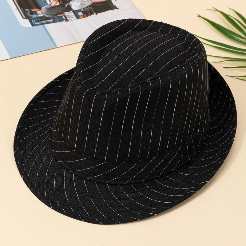 Striped Vintage Top Hat Jonathan – Classic British Style-Black-State of Style