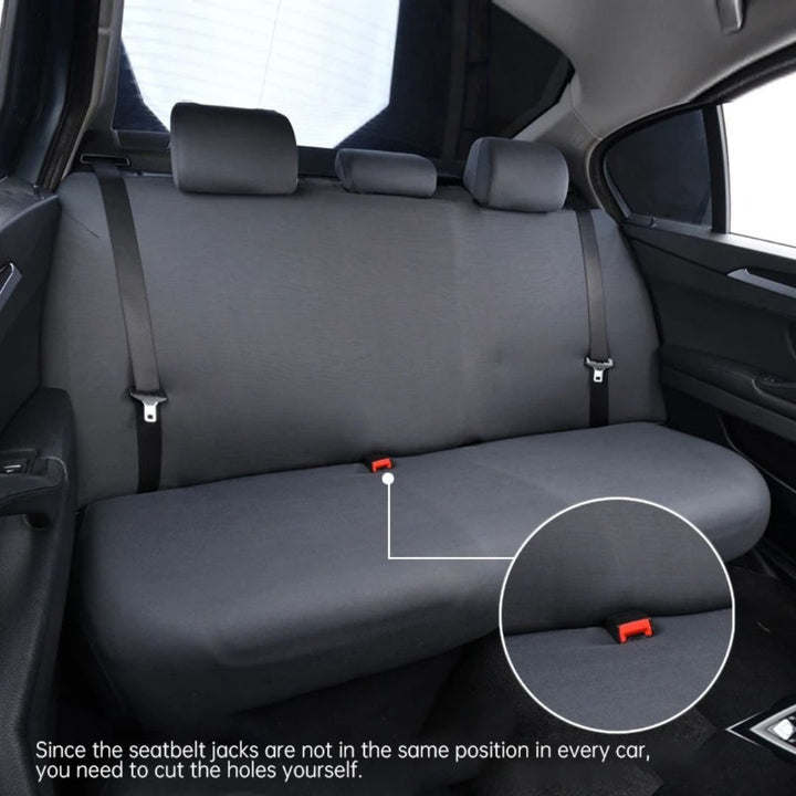 Strong Dog Car Back Seat Cover - BarkGuard-Light Gray-State of Style