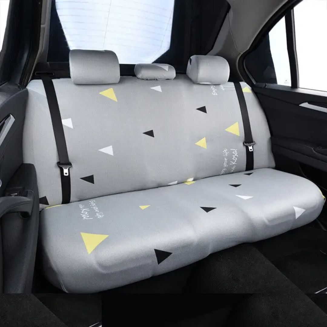 Strong Dog Car Back Seat Cover - BarkGuard-White-State of Style