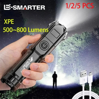 STRONG LED TORCH WITH ZOOM - USB RECHARGEABLE CAMPING TORCH-State of Style