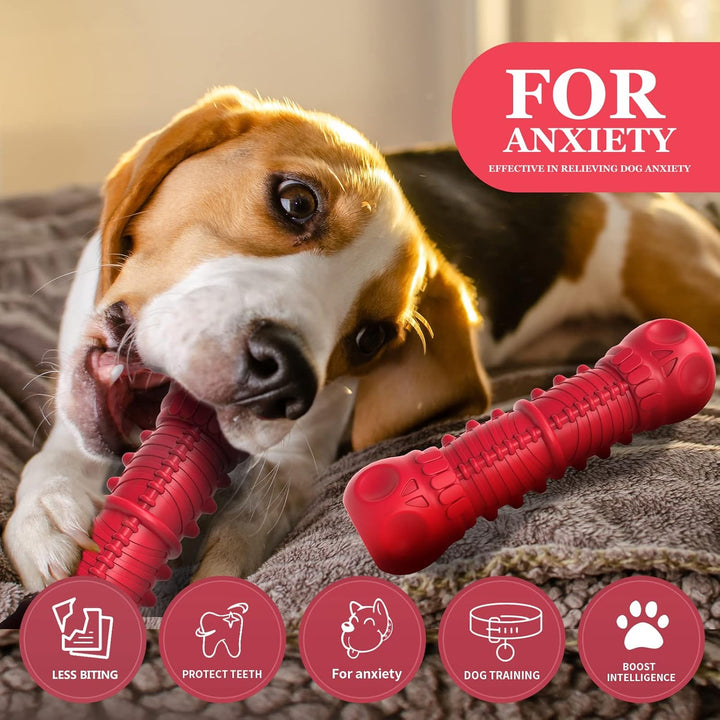 Strong Rubber Chew Toy for Dogs-Red-State of Style