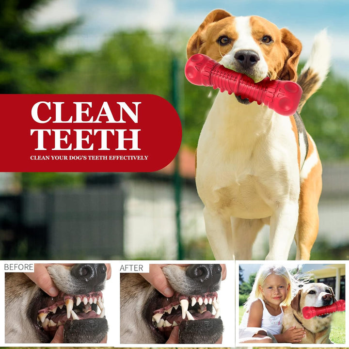 Strong Rubber Chew Toy for Dogs-Red-State of Style