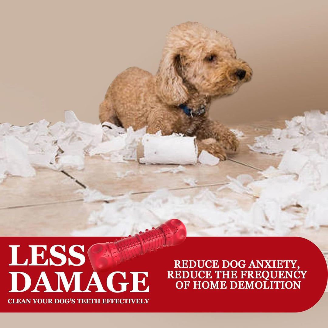 Strong Rubber Chew Toy for Dogs-Red-State of Style