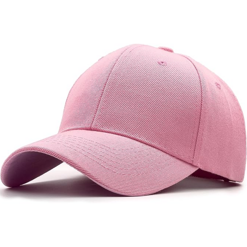 Structured Adjustable Baseball Cap - Alex-Pink-State of Style