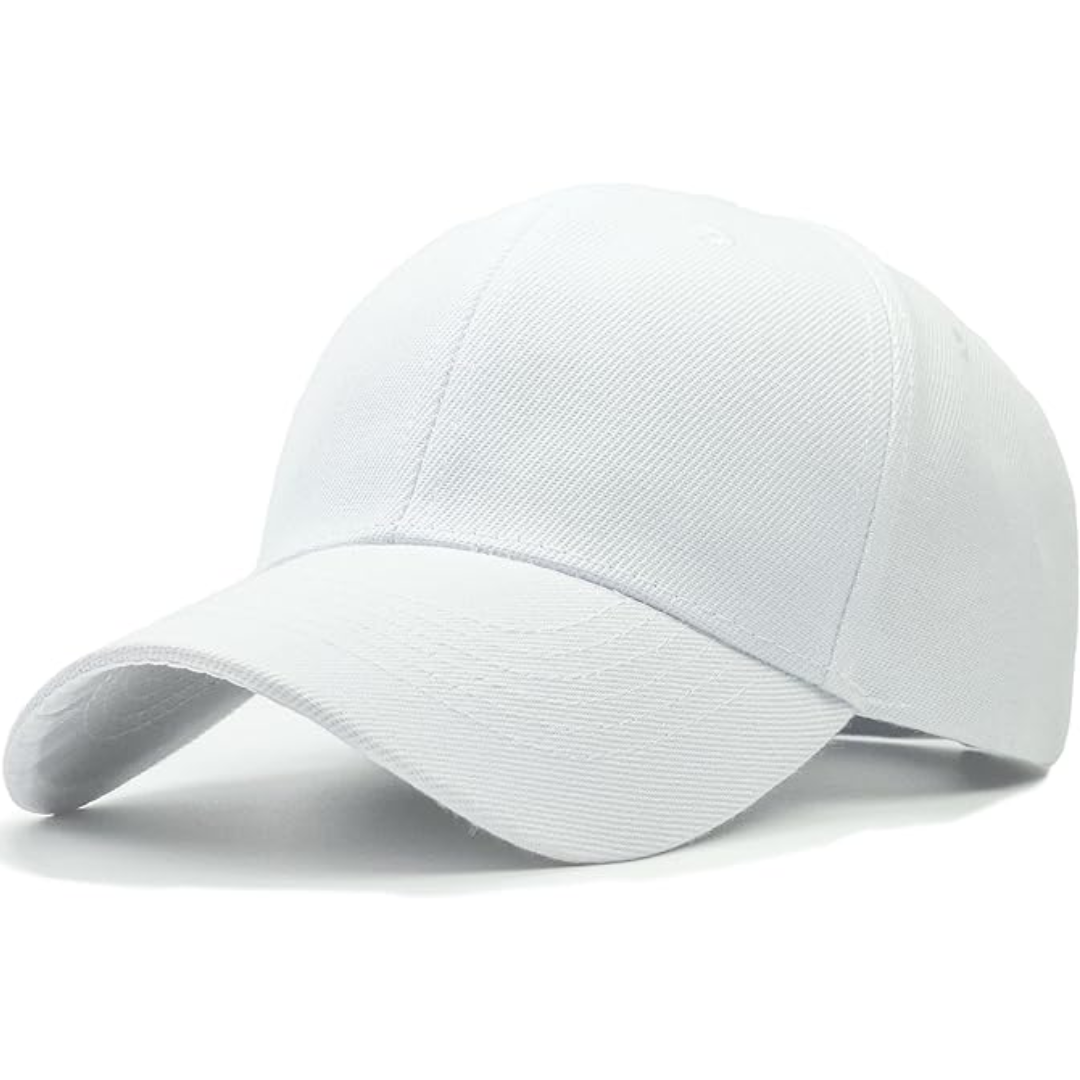 Structured Adjustable Baseball Cap - Alex-White-State of Style