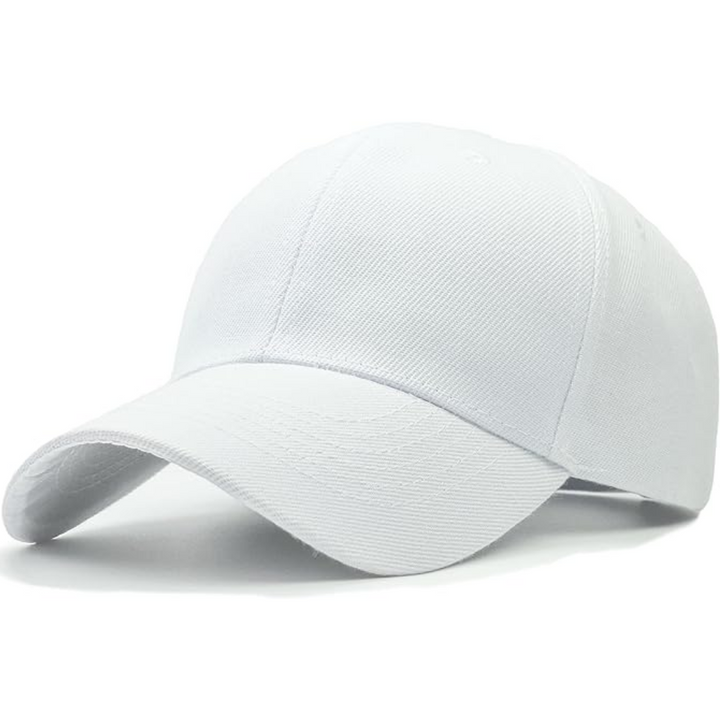 Structured Adjustable Baseball Cap - Alex-White-State of Style