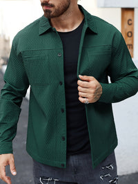 Structured Green Men's Shirt - Finn-S-State of Style
