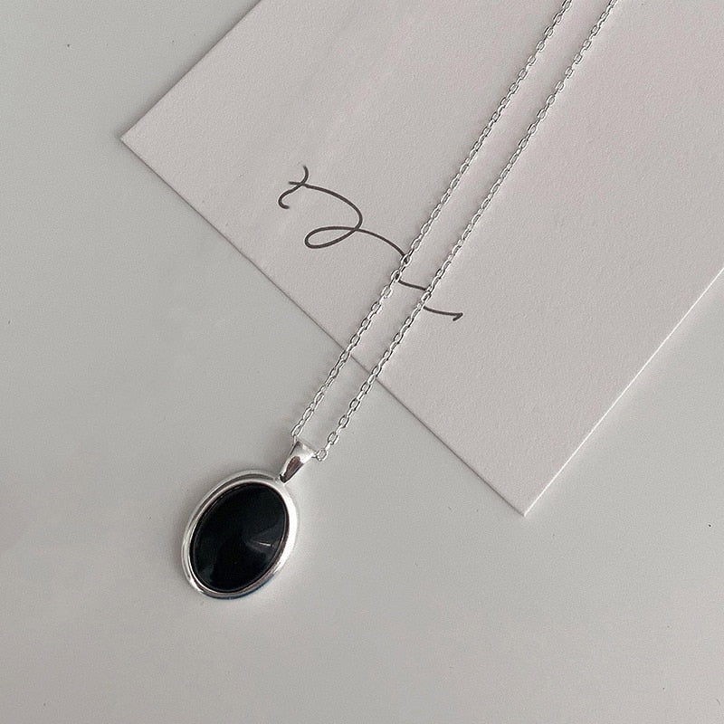 Stunning Black Opal Necklace-State of Style