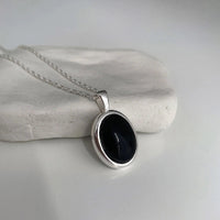 Stunning Black Opal Necklace-State of Style
