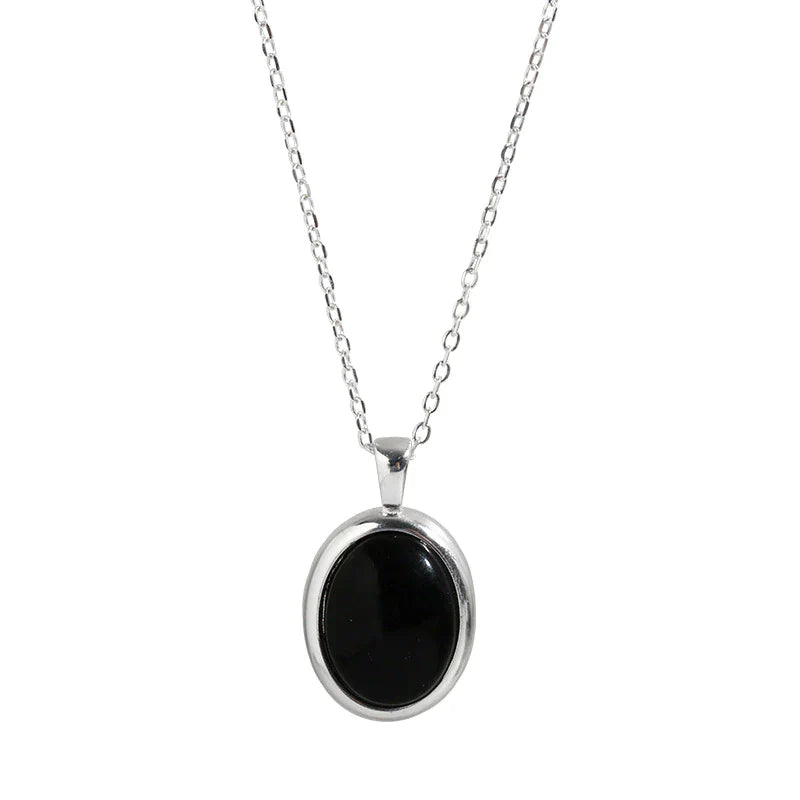 Stunning Black Opal Necklace-State of Style