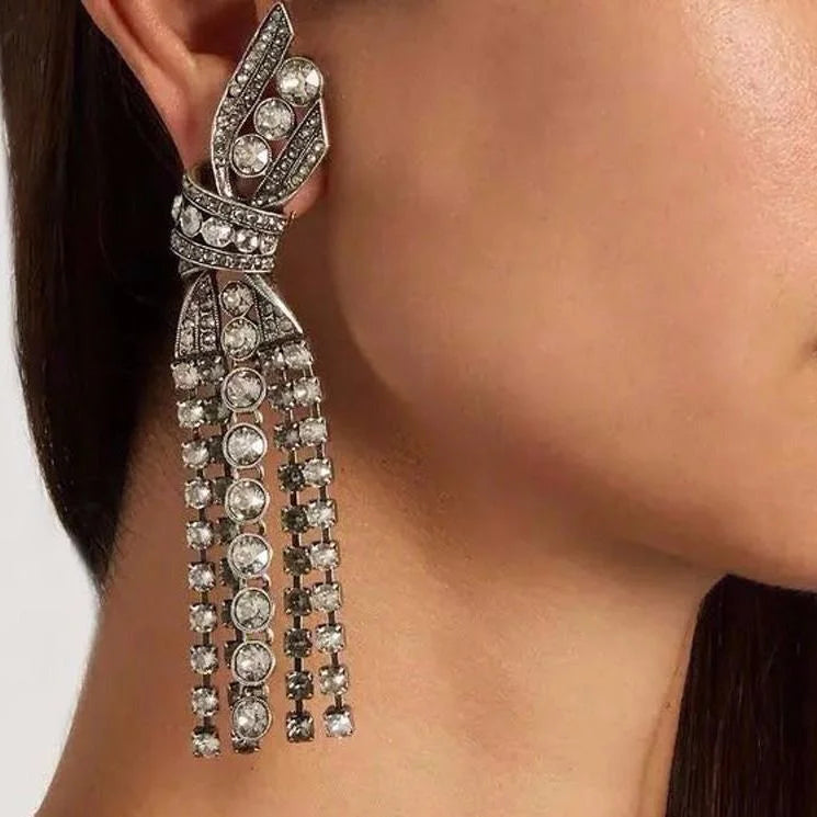 Stunning Butterfly Bow Pendant Earrings - Annelise-State of Style