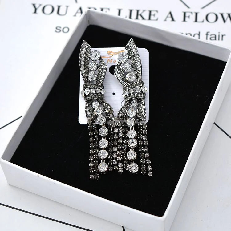 Stunning Butterfly Bow Pendant Earrings - Annelise-State of Style