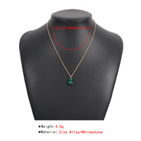 Stunning Emerald Drop Necklace-State of Style