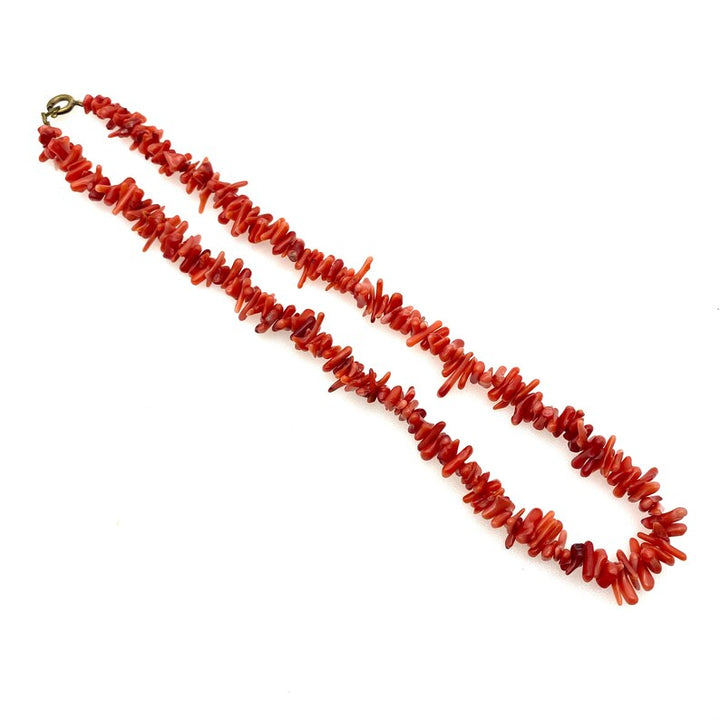 Stunning Red Coral Bead Necklace-State of Style