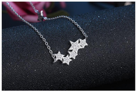 Stunning Silver Star Necklace-State of Style